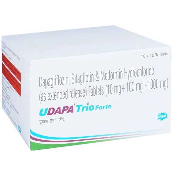 udapa trio forte tablet 10's